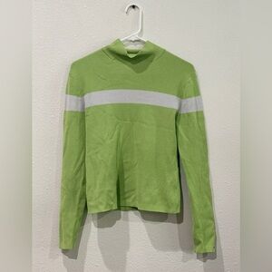 Tommy Hilfiger Light Green Ribbed Top